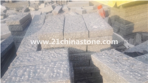 G603 Grey Granite Garden Stepping Pavements/ Bianco Sardo Granite Cube Stone/ Cobble Stone Landscaping Stone