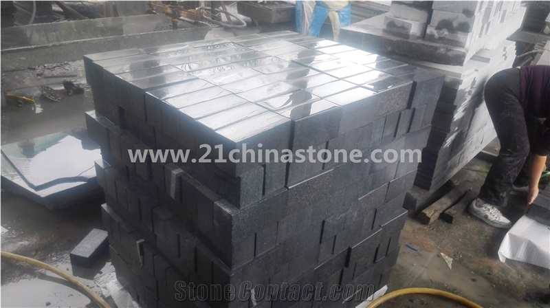G654 Granite Cube Stone/ Sesame Grey Granite Cubestone, Garden Stepping Cubic Pavements