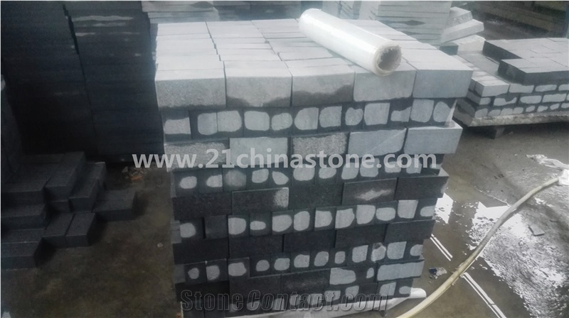 G654 Granite Cube Stone/ Sesame Grey Granite Cubestone, Garden Stepping Cubic Pavements