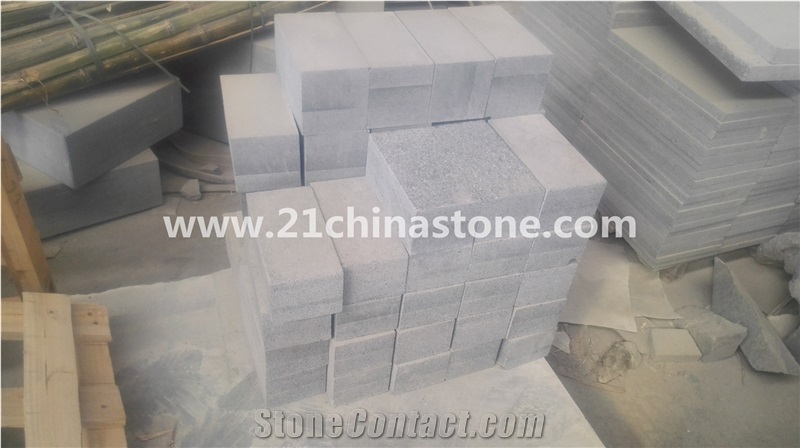 G654 Sesame Black Granite Cube Stone/ Cobble Stone Pavers for Exterior Pattern
