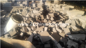 G654 Sesame Black Granite Cube Stone/ Cobble Stone Pavers for Exterior Pattern