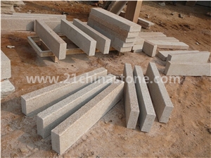 G682 Yellow Rust Granite Kerbs/Padang Giallo Granite Kerbstone/ Curbs/ Kerbs