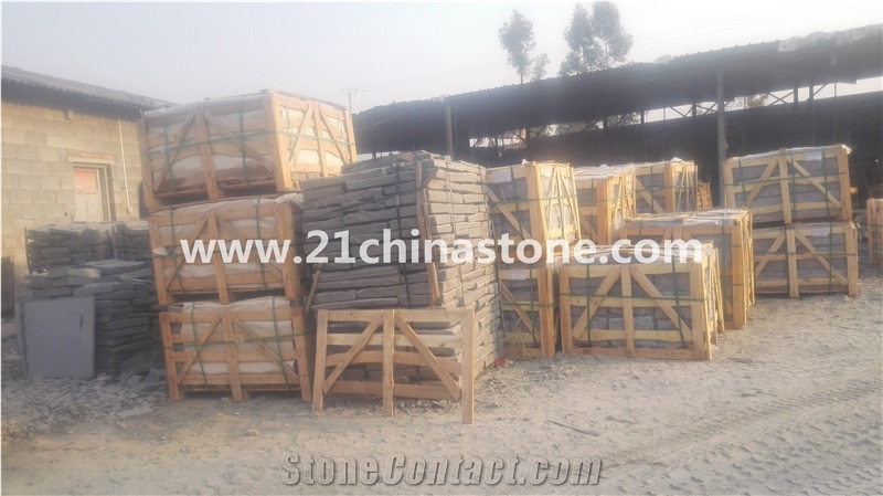 Hot Sale-China G603 Granite Bianco Sardo Crystal Granite Cube Stone/Cobble Stone Flooring Paver Landscaping Stone