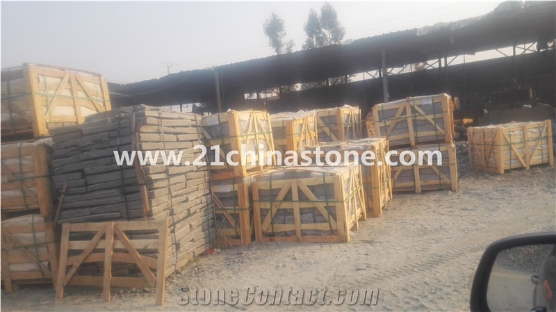 Hot Sale-China G603 Granite Bianco Sardo Crystal Granite Cube Stone/Cobble Stone Flooring Paver Landscaping Stone