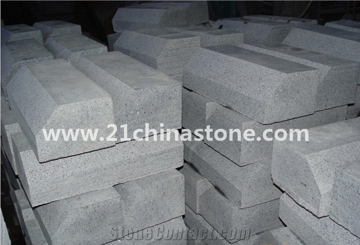 Hot Sale- Own Factory G603 Granite Kerbstone/Kerbs,Bianco Crystal Sardo Granite Curbs,Sesame White Granite Kerbs for Road Side Stone,Exterior Stone Landscaping Stone