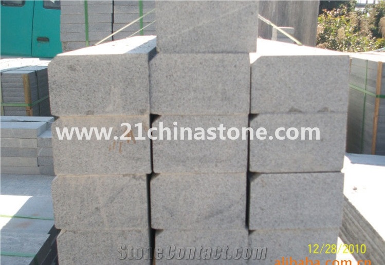 Hot Sale- Own Factory G603 Granite Kerbstone/Kerbs,Bianco Crystal Sardo Granite Curbs,Sesame White Granite Kerbs for Road Side Stone,Exterior Stone Landscaping Stone