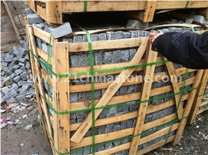 Hot Sale-Own Factory G654 Granite Cubestone/ Sesame Grey/ Pandang Dark Grey Granite Cube Stone Pavers/ Exterior Stone for Landscaping Stone