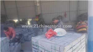 Hot Sale-Own Factory G654 Granite Cubestone/ Sesame Grey/ Pandang Dark Grey Granite Cube Stone Pavers Garden Stepping Pavements/ Exterior Stone for Landscaping Stone