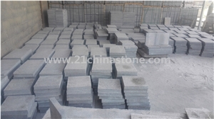 Own Factory-Exterior Stone Paving G654 Cubes Stone/ Padang Dark Granite Pavers / China Impala Black Granite Flooring Cobble Stone Pavers Good Price
