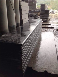 Own Factory-G654 Sesame Grey Granite/ Impala Black Granite Steps & Stairs,Risers