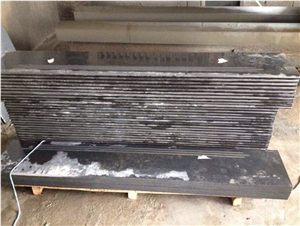 Own Factory-G654 Sesame Grey Granite/ Impala Black Granite Steps & Stairs,Risers