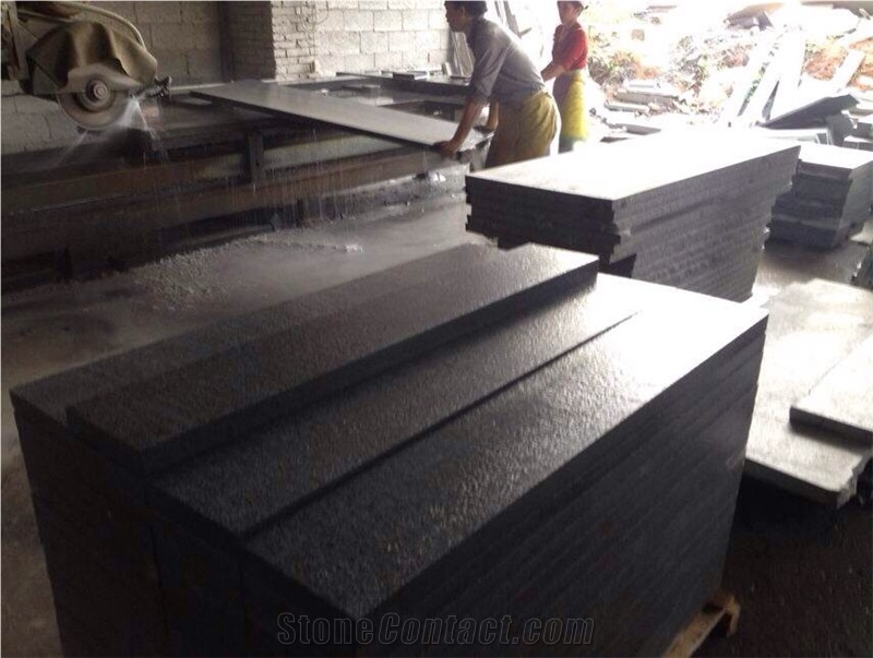 Own Factory-G654 Sesame Grey Granite/ Impala Black Granite Steps & Stairs,Risers