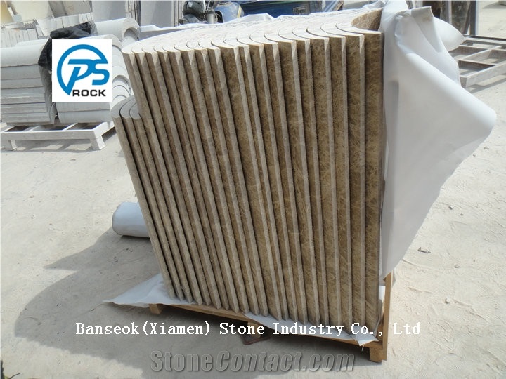 Light Emperador Columns, Marble Columns, Brown Marble Columns