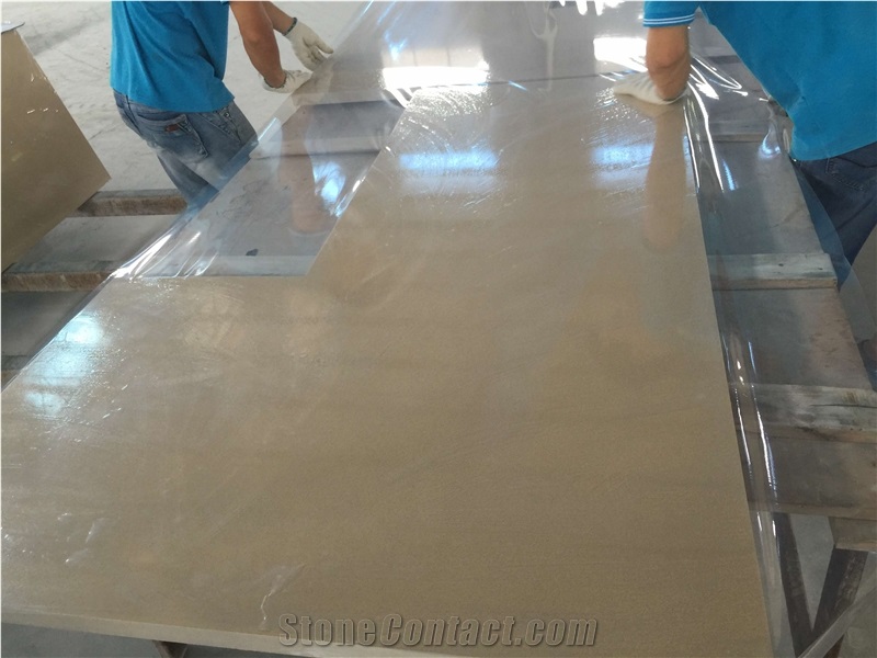 Beige Quartz Stone Countertop, Beige Quartz Stone Vanity Top