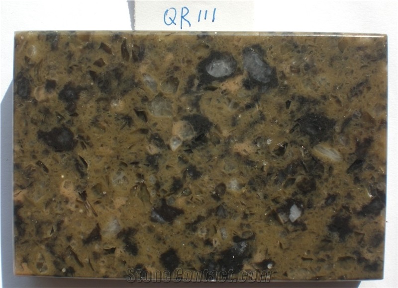 Cheap Artificial Quartz Solid Surface Brown Quartz Stone Tiles & Slabs for Sale