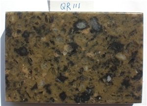 Cheap Artificial Quartz Solid Surface Brown Quartz Stone Tiles & Slabs for Sale