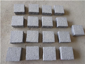 G654 Dark Grey Granite Cube Stone,China Dark Grey Granite Paving Stone for Outside