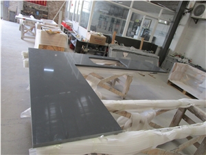 Grey Quartz Stone Kitchen Countertop