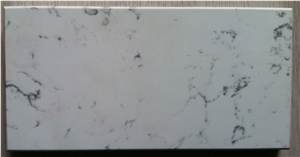 Marble Look White Artificial Stone Quartz Stone Tiles & Slabs