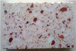 Prefabricated Pink Engineered Quartz Stone Tiles & Slabs Prefabricated Pink Engineered Quartz Stone Tiles & Slabs