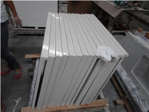 White Quarzite Kitchen Countertop/Bar Top/Worktop/Vanity Top, White Quartzite Kitchen Countertops