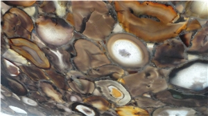 Xiamen China Uruguay Agate Semi Precious Gemstone Slab Tile Paver Cover Flooring