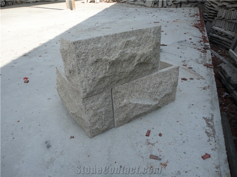 Yellow Mushroom Marble, Split Face Wall Cladding, Decorative Wall Panel Stone,Mushroom Stone, G682 Yellow Granite Mushroom Stone