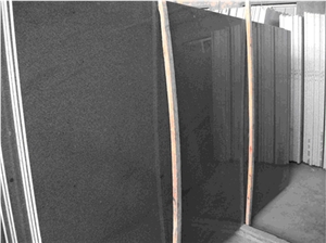 Changtai Dark Grey G654 Granite Polished Slabs, China Black Granite
