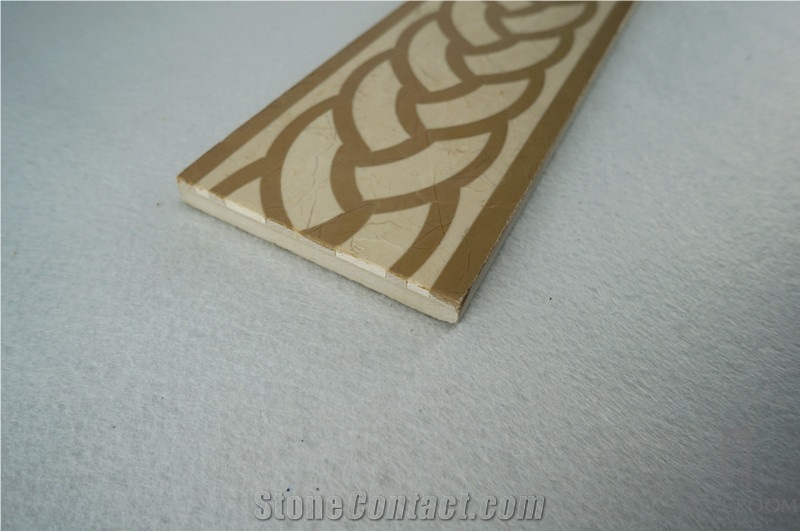 Beige Marble Flooring Border Designs;Marble Floor Design Pictures