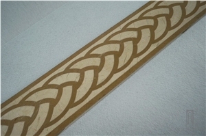Beige Marble Flooring Border Designs;Marble Floor Design Pictures