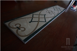Beige Marble Turkey Artistic Border,Marble Flooring Border Designs