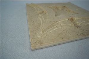 Cream Marfil Marble 3d Decorative Wall Decors, 3d Wall Panel, Laminated 3d