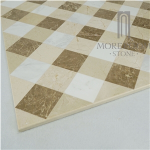 Golden Cream Marble Medallions Design Floor &Wall Marble-Composite Marble