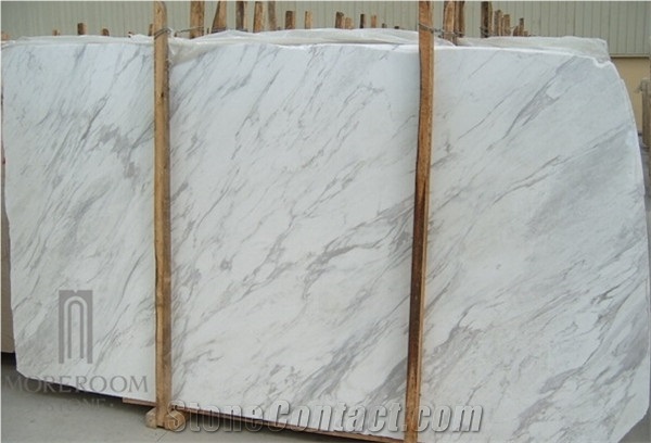 Greece Nevrokopion Volakas Semi White Marble Laminated Marble Tiles & Slabs Marble Price