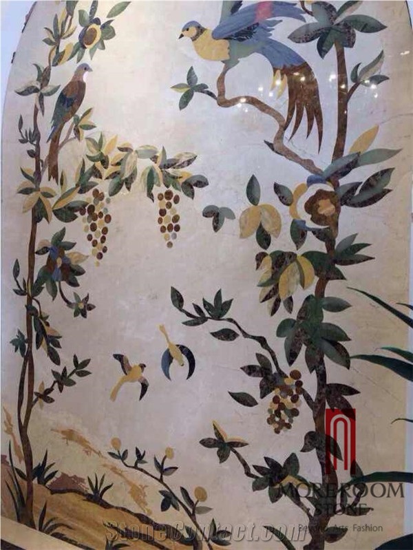 Italy Composited Marble Waterjet Medallion Water Jet Marble Designs Italian Marble Price Marble Inlay Flooring Design