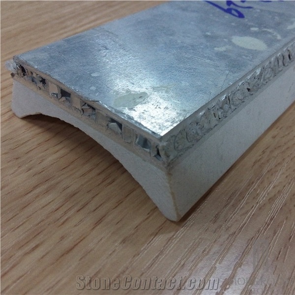 Marble Honeycomb Skirting, Aluminated Lightweight Stone Border