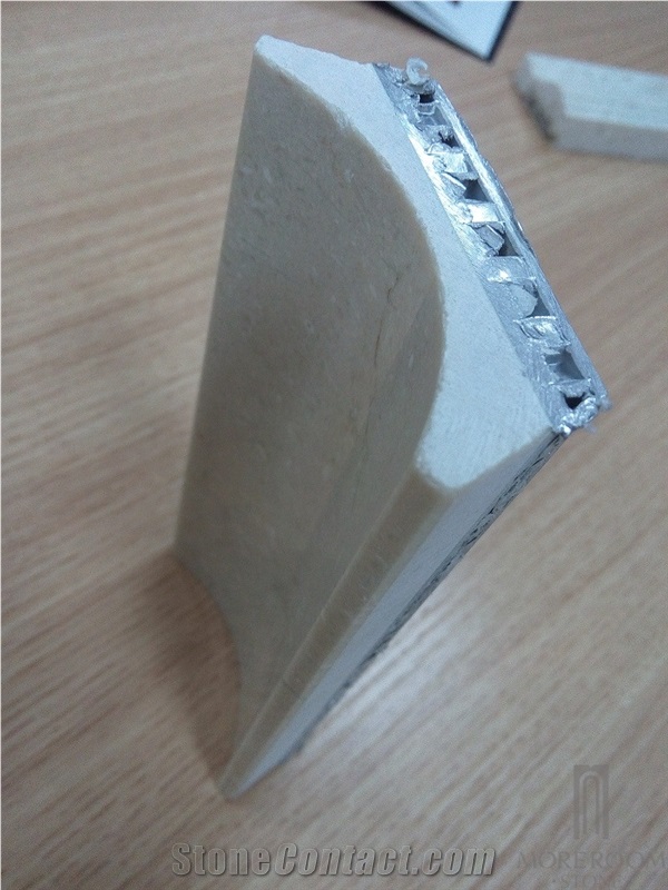 Marble Honeycomb Skirting, Aluminated Lightweight Stone Border