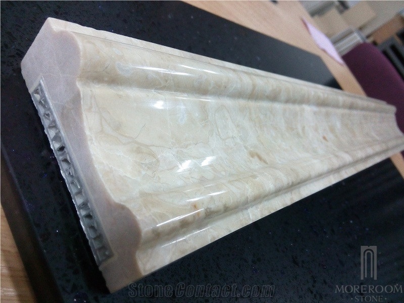 Marble Honeycomb Skirting, Aluminated Lightweight Stone Border