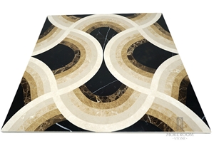 Marble Waterjet Medallion for Backgound Wall Design