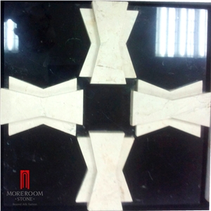 Moreroom Stone Black Marinace Granite Cnc Design Beige 3d Marble Wall Panels Carving for Wall Decors