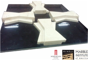 Moreroom Stone Black Marinace Granite Cnc Design Beige 3d Marble Wall Panels Carving for Wall Decors