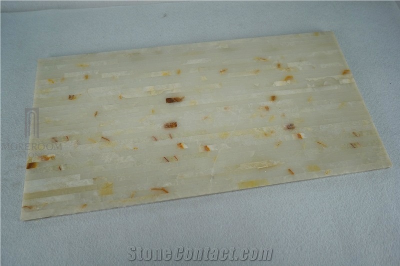 Onyx White Orange Slabs & Tiles,Bathroom Onyx Tile Design;Onyx Wall Covering;Onyx Pattern