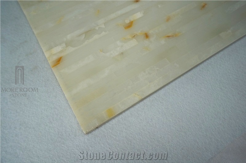 Onyx White Orange Slabs & Tiles,Bathroom Onyx Tile Design;Onyx Wall Covering;Onyx Pattern