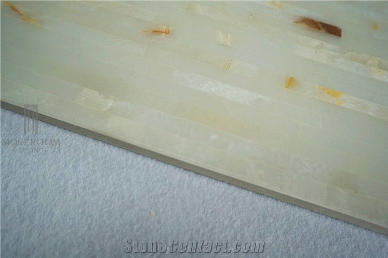 Onyx White Orange Slabs & Tiles,Bathroom Onyx Tile Design;Onyx Wall Covering;Onyx Pattern