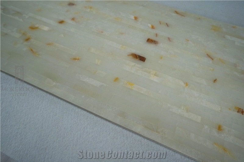 Onyx White Orange Slabs & Tiles,Bathroom Onyx Tile Design;Onyx Wall Covering;Onyx Pattern