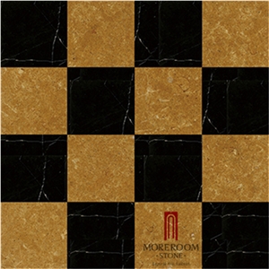 Spain Black Marble Nero Margiua Golden Age Marble Border Skirtings Mosaic Border Border Decos for Home, Nero Marquina Marble Mosaic Border