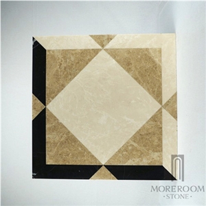 Spain Emperador Light Marble Medallion