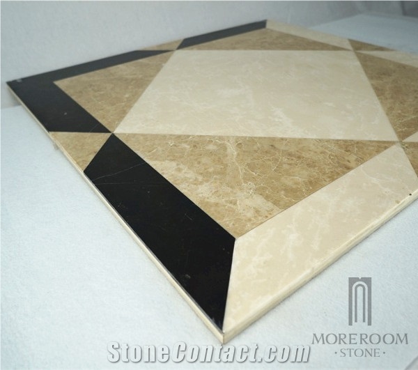 Spain Emperador Light Marble Medallion