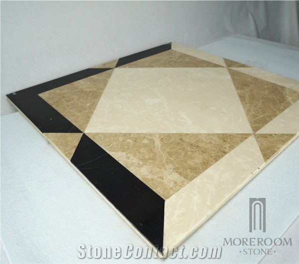 Spain Emperador Light Marble Medallion
