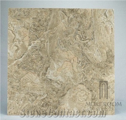 Square Floor Laminated Panel ; Oman Royal Beige Marble;Marble Tiles & Slabs